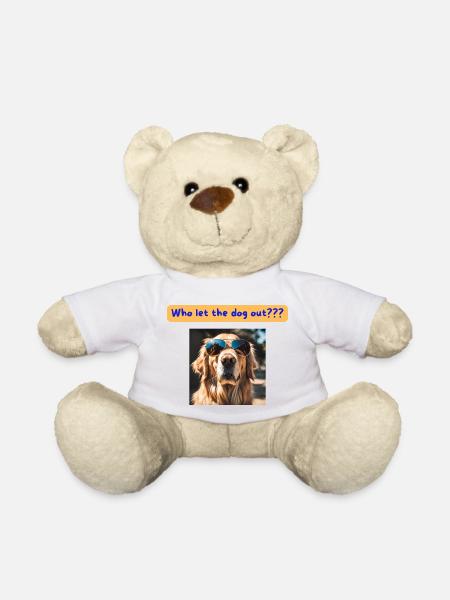 Labrador, Who let the dog out - Teddy - Weiß