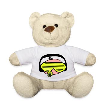 Cool DJ Sucette Bébé Mixer Musique de fête - Nounours - blanc - Devant