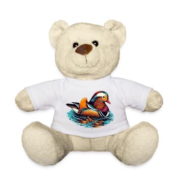 Mandarin duck - Teddy Bear - white - Front