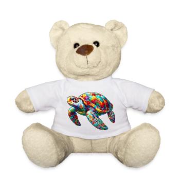 Turtle - Teddy Bear - white - Front