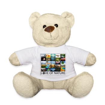 Love of nature - Teddy Bear - white - Front