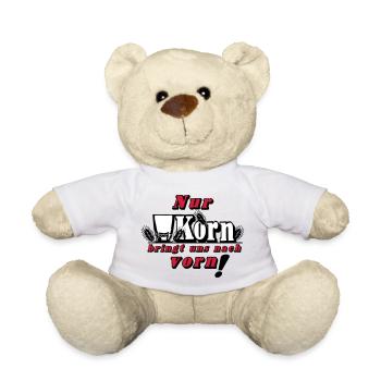 Only corn brings us ... (24) - Teddy Bear - white - Front