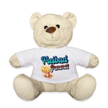 Freibad Pommes - Teddy - Weiß - Vorne