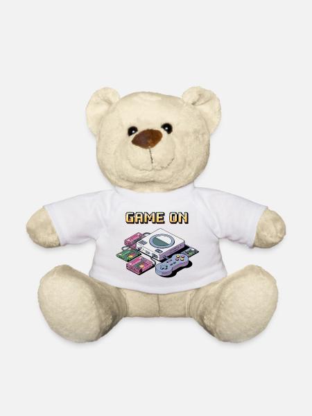 Retro-Spielkonsolen-Design - Teddy - Weiß