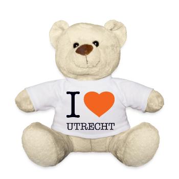 I LOVE UTRECHT - Teddy - Weiß - Vorne