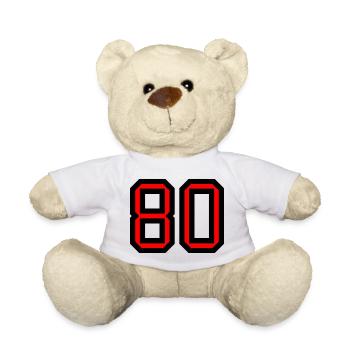 ANNIVERSAIRE. HAPPY BIRTHDAY. JOYEUX ANNIVERSAIRE. - Nounours - blanc - Devant