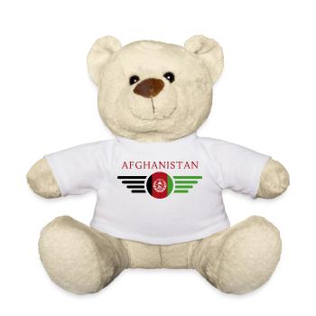 Ich liebe Afghanistan, Eleganz Stil Design T-Shirt - Teddy - Weiß - Vorne