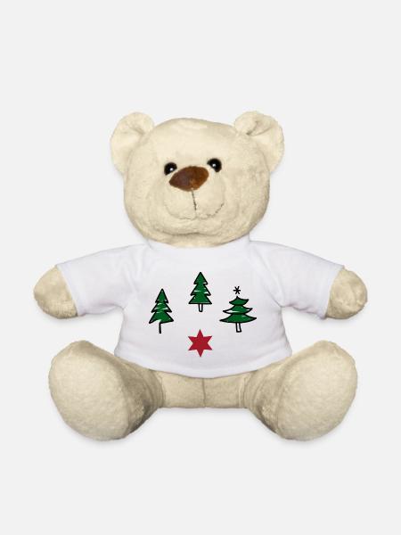 Design zu Weihnachten - Teddy - Weiß