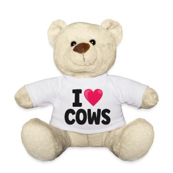 Cow Cows - Teddy Bear - white - Front