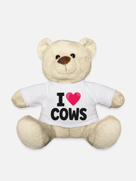 Kuh Kühe - Teddy - Weiß