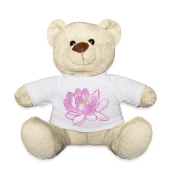 Fleur de lotus - Nounours - blanc - Devant