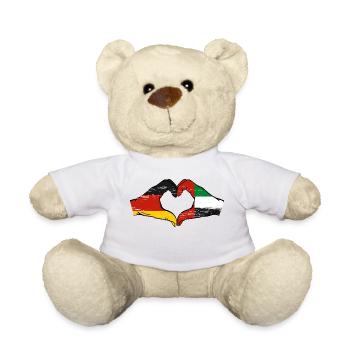 Allemagne Émirats arabes unis Drapeau - Nounours - blanc - Devant
