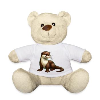 Otter - Teddy Bear - white - Front