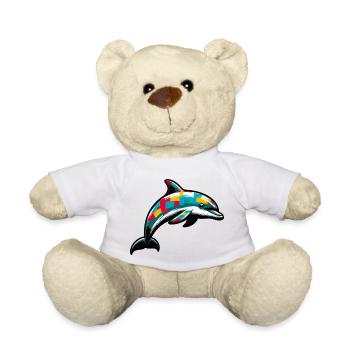 Delfin - Teddy - Weiß - Vorne