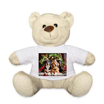 Chiens de Noël - Nounours - blanc - Devant