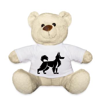 Chien de berger belge malinois - Nounours - blanc - Devant