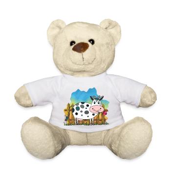 Vache - Nounours - blanc - Devant