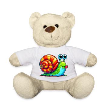 Escargot - Nounours - blanc - Devant
