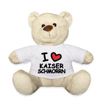 I Love Kaiserschmorrn - Teddy Bear - white - Front