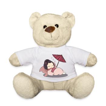 Schlafende Geisha - Teddy - Weiß - Vorne