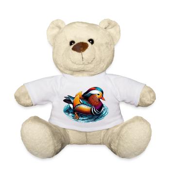Mandarin duck - Teddy Bear - white - Front