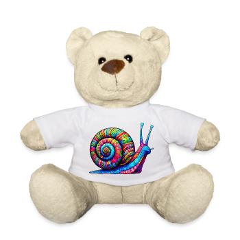 Escargot - Nounours - blanc - Devant