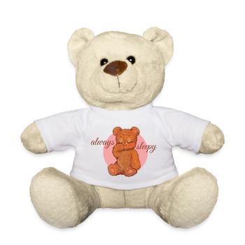 Always Sleepy Bears - Teddy Bear - white - Front