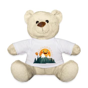 Smiling Sun Mountain - Teddy Bear - white - Front