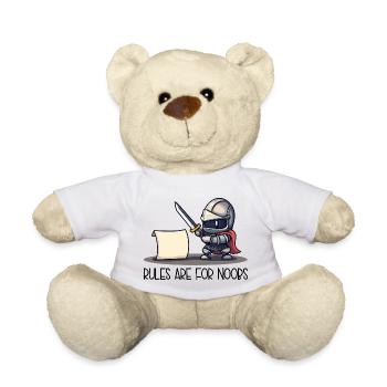 Chevalier mignon vs Parchemin – Les règles sont pour - Nounours - blanc - Devant