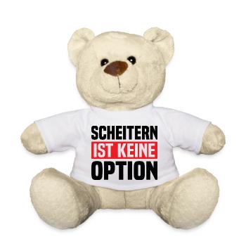Scheitern ist keine Option - Teddy - Weiß - Vorne
