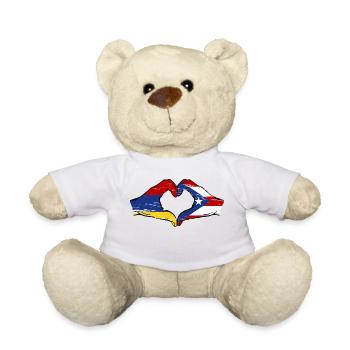 Arménie Porto Rico Mains Coeur Forme Utilisé - Nounours - blanc - Devant