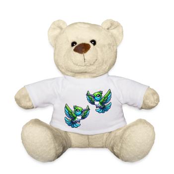 kolibri vogel 2 - Teddy - Weiß - Vorne