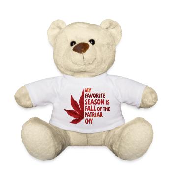 Ma saison préférée est La Chute du Patriarcat - Nounours - blanc - Devant