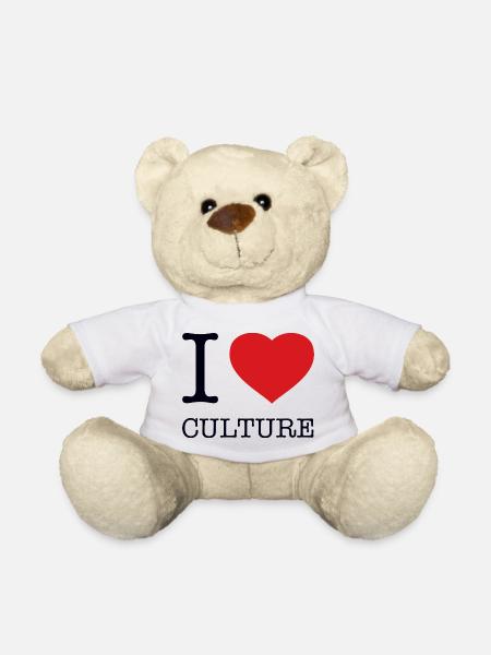 J’AIME LA CULTURE - Nounours - blanc