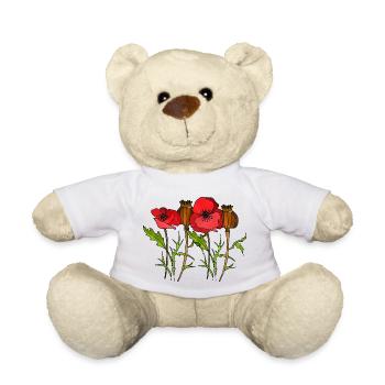 Blumen - Teddy - Weiß - Vorne
