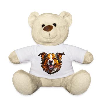 Happy dog - Teddy Bear - white - Front