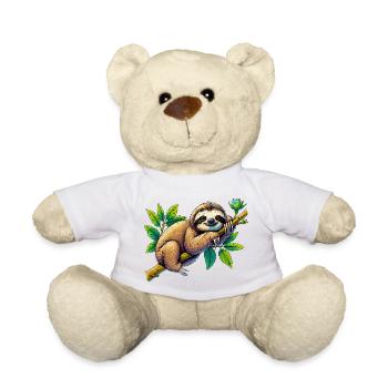 Faultier - Teddy - Weiß - Vorne