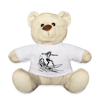 Surfeuses - Nounours - blanc - Devant