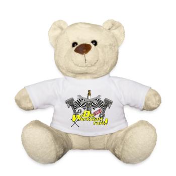 Schrauber Kult , L’atelier vous appelle - Nounours - blanc - Devant