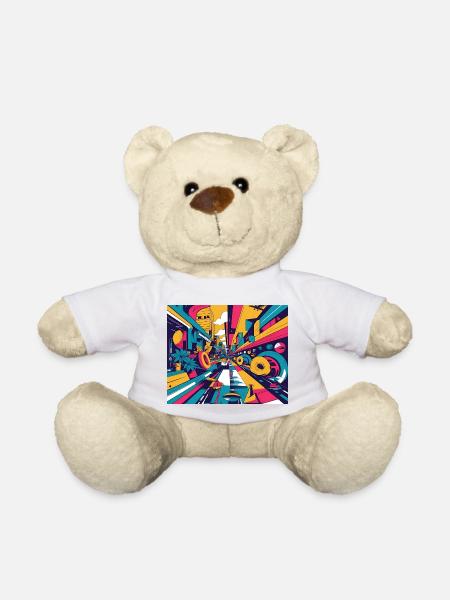 Optische Täuschung - Teddy - Weiß