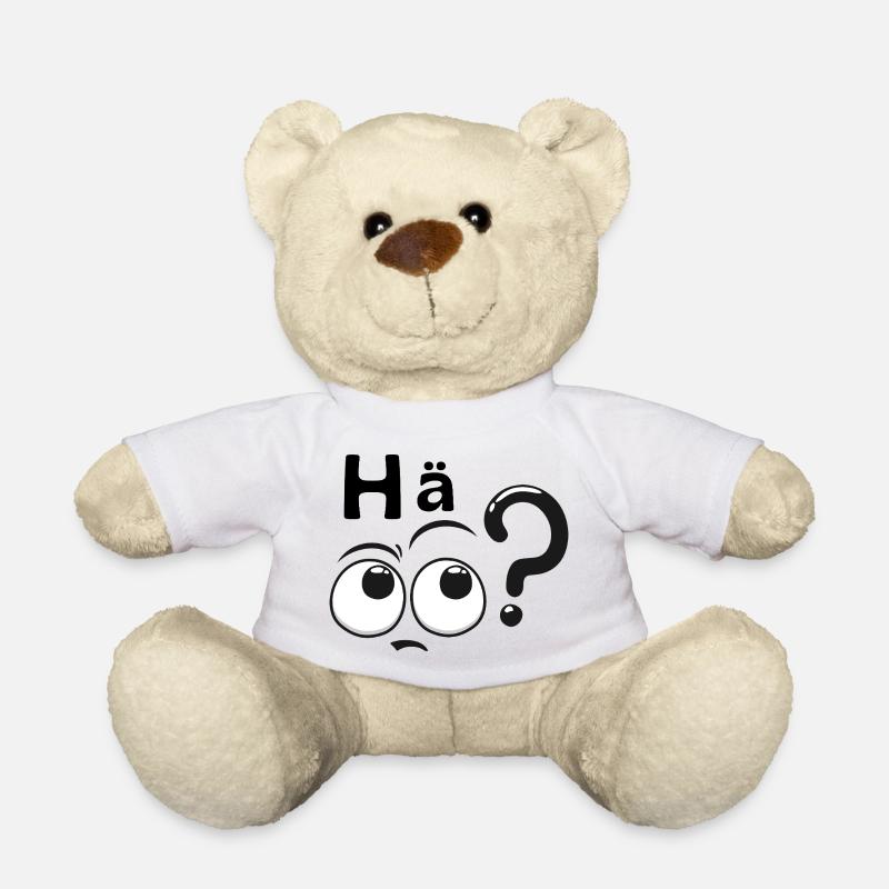 Huh? - Teddy Bear - white