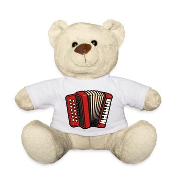 akkordeon - Teddy - Weiß - Vorne