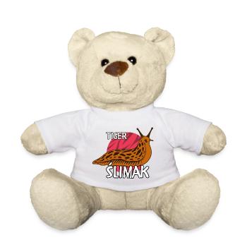 Tiger Ślimak | Lustiges polnisches Meme Shirt - Teddy - Weiß - Vorne