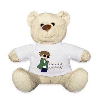 Pas ton papa - Nounours - blanc - Devant