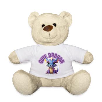 Niedlicher Drache - Teddy - Weiß - Vorne