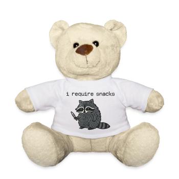 Raton Masqué Avec Couteau Drole - Nounours - blanc - Devant