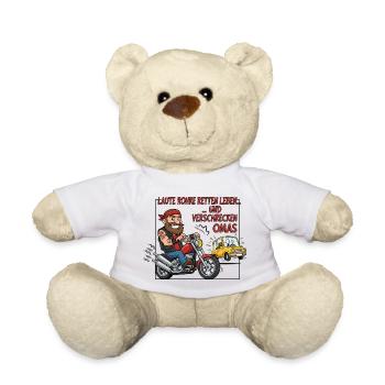 Loud pipes save lives - Teddy Bear - white - Front