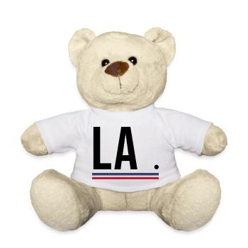 Los Angeles – West Coast Streetwear Shirt - Teddy Bear - white - Front