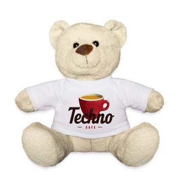 Techno Café - Nounours - blanc - Devant