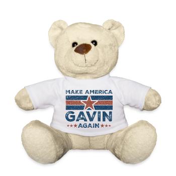 Gavin Make America - Teddy - Weiß - Vorne